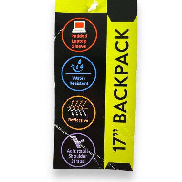 OFFICIAL Super Mario Backpack Reflective Kids School Bookbag Bag 17” w Bag Charm - Picture 16 of 16